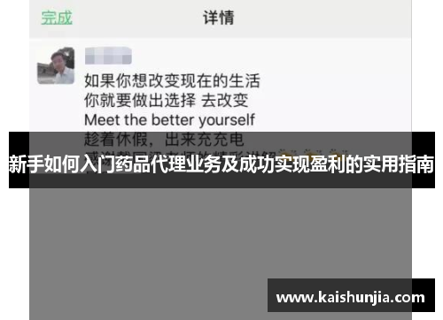 新手如何入门药品代理业务及成功实现盈利的实用指南